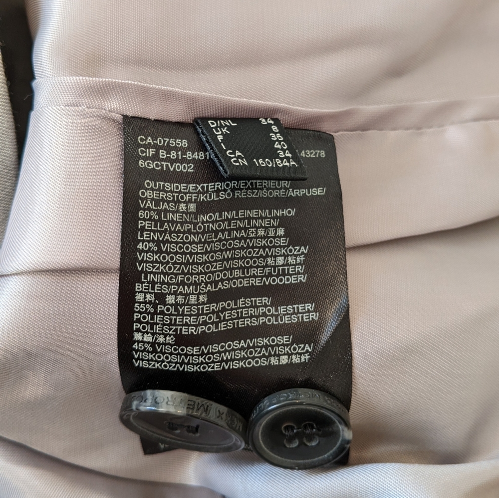 Mexx Grey Suit Jacket - Picture 5 of 5